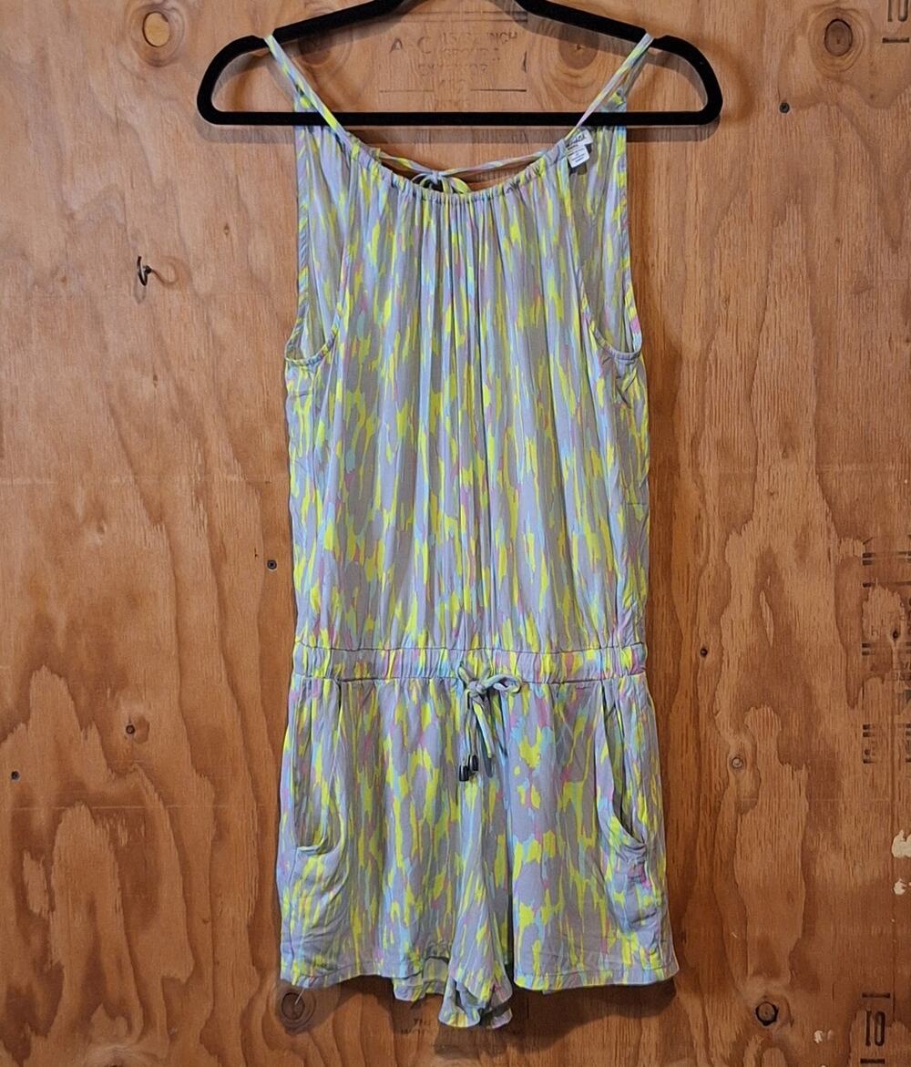 Splendid Romper Women's Size Small 100% Rayon Lightweight Y2K Beachy SummerGirl